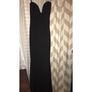 Black simple dress